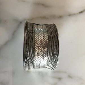 silver cuff bracelet